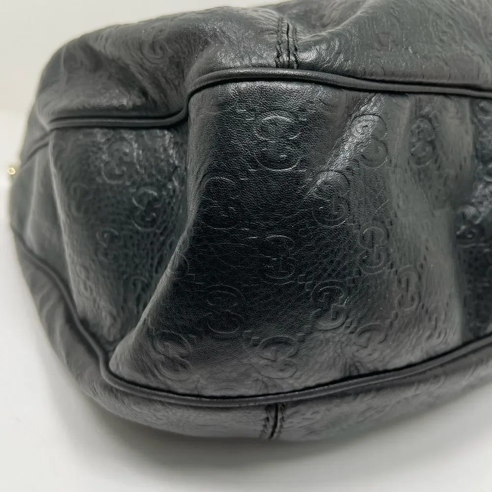 Guccissima Gucci Black Handbag Bag Hobo